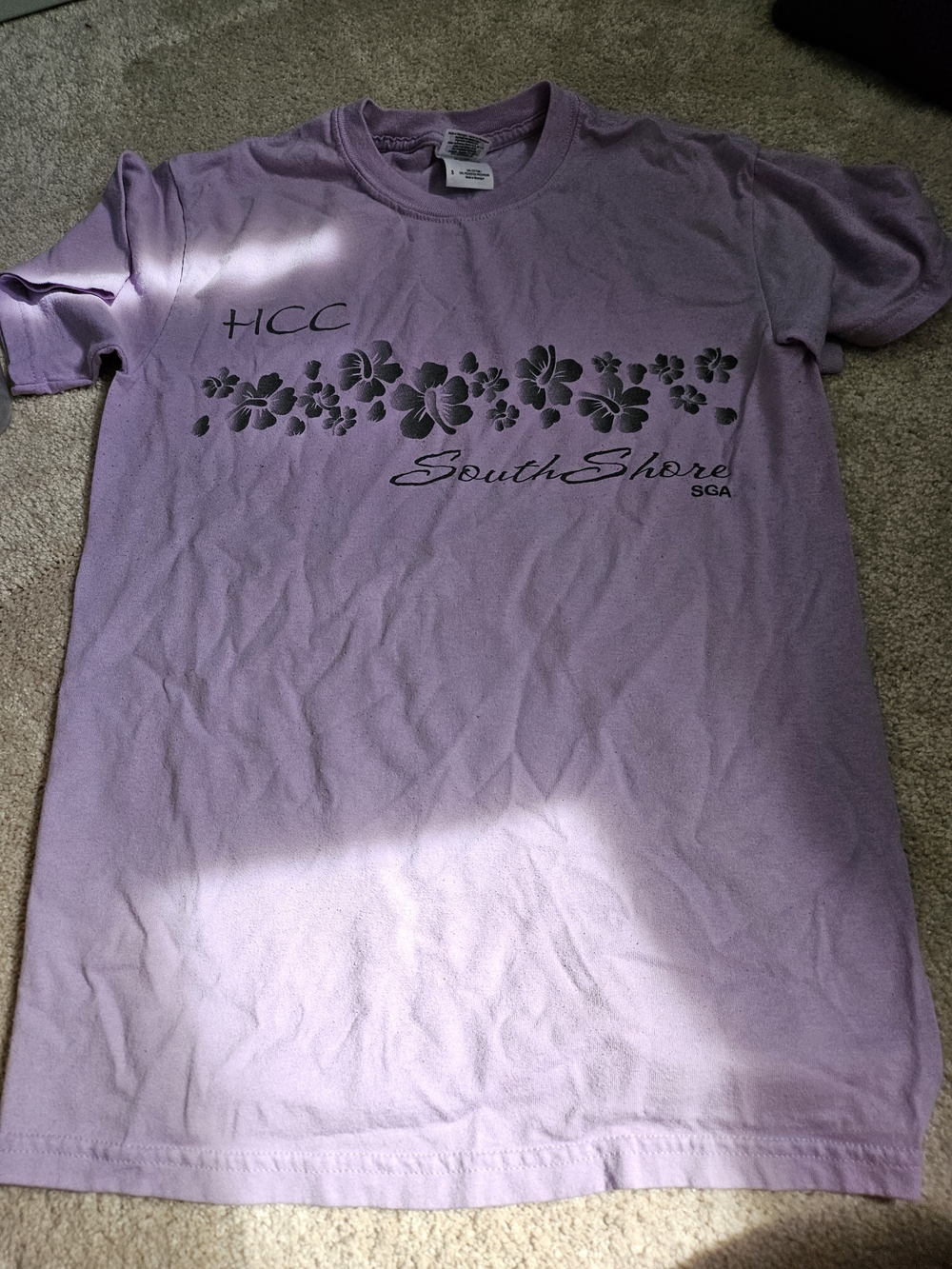 Lavender Floral Graphic Tee